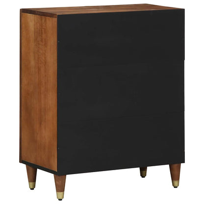 Sideboard Braun 60 x 33.5 x 75 cm Massivholz Mango