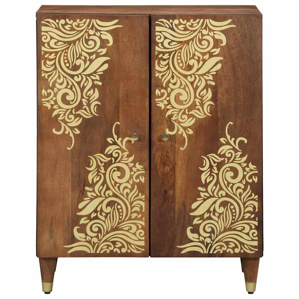 Sideboard Braun 60 x 33.5 x 75 cm Massivholz Mango