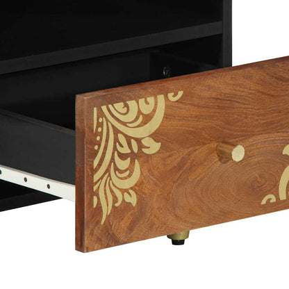 Couchtisch Honigbraun 80 x 54 x 40 cm massives Mangoholz