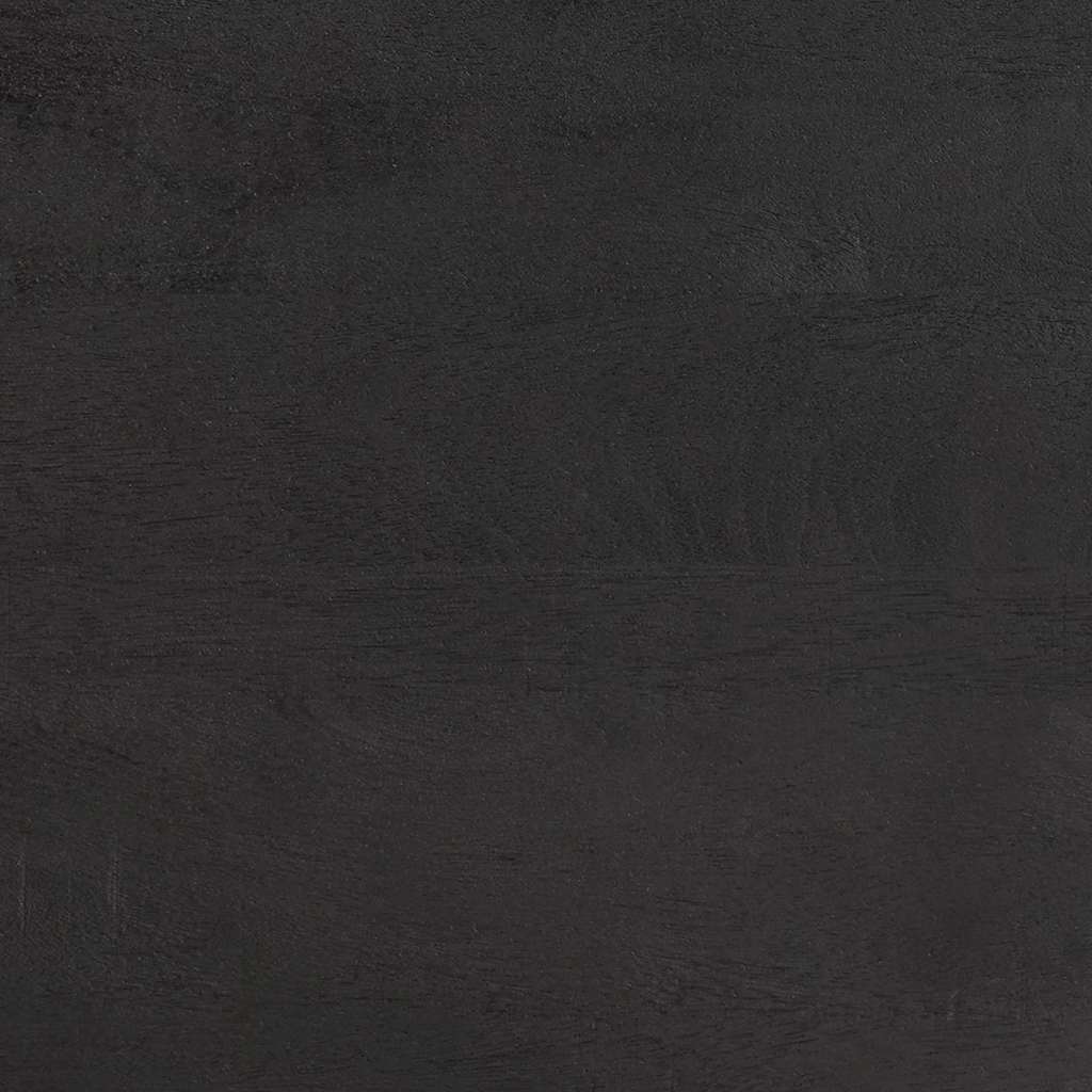 Nachttisch Schwarz 50 x 33 x 62 cm Massivholz Mango