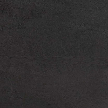 Wandschrank mit Tür Schwarz 38 x 33 x 48 cm Massivholz Mango