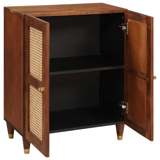 Sideboard Braun 60 x 33.5 x 75 cm massives Mangoholz