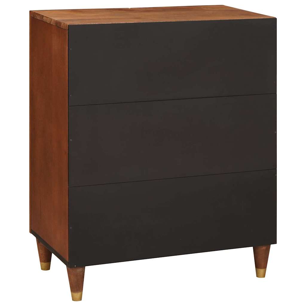 Sideboard Braun 60 x 33.5 x 75 cm massives Mangoholz