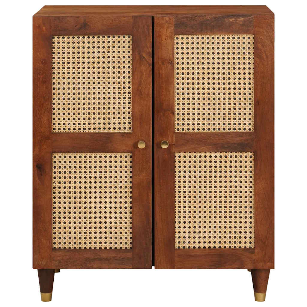 Sideboard Braun 60 x 33.5 x 75 cm massives Mangoholz