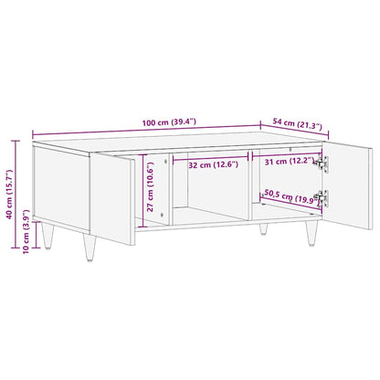 Kaffee-Tische Braun 100 x 54 x 40 cm