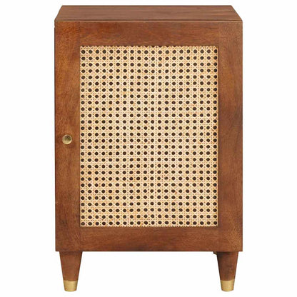 Badezimmer Schrank mit Regal mit Tür Braun 38 x 33.5 x 58 cm