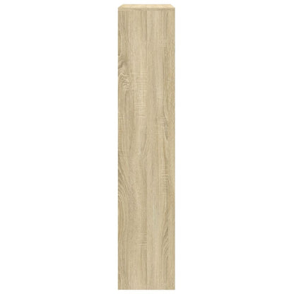Raumteiler-Bücherregal 4 Stufen Sonoma-Eiche 143,5x29x143,5 cm