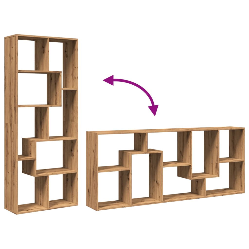 Raumteiler-Bücherregal Artisan-Eiche 67x25x161,5 cm