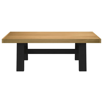 Couchtisch NOAIN A-förmige Beine 120x60x40 cm Massivholz Kiefer
