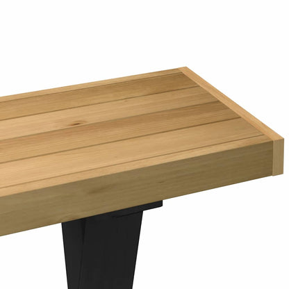 Konsolentisch NOAIN X-Form-Beine 120x30x75 cm Massivholz Kiefer