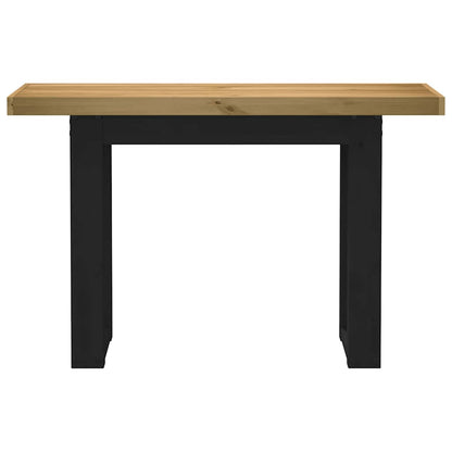 Konsolentisch NOAIN U-Form-Beine 120x30x75 cm Massivholz Kiefer