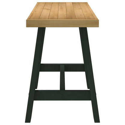 Schreibtisch NOAIN A-Form-Beine 120x50x75 cm Massivholz Kiefer