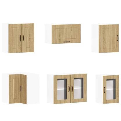 11-tlg. Küchenschrank-Set Kalmar Sonoma-Eiche Holzwerkstoff