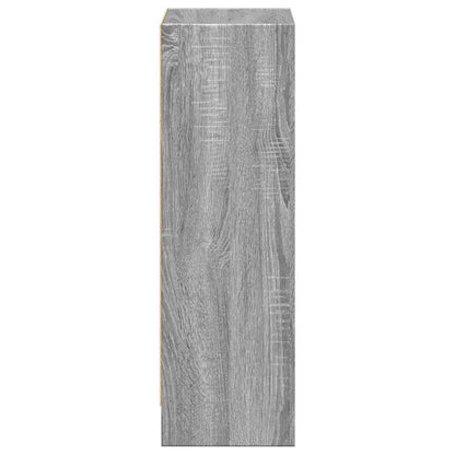 Bücherregal Grau Sonoma 40x24x76 cm Holzwerkstoff