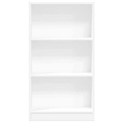 Bogreol Hvid 60x24x109 cm Træmateriale