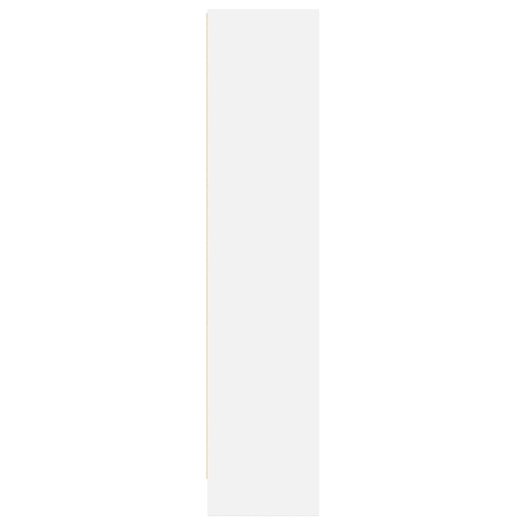 Bogreol Hvid 60x24x109 cm Træmateriale