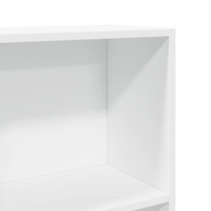 Bogreol Hvid 60x24x109 cm Træmateriale
