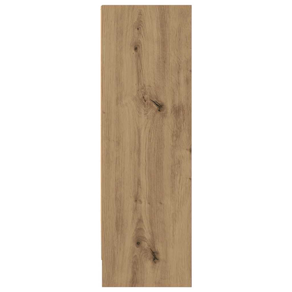 Bücherregal Artisan-Eiche 80x24x76cm Holzwerkstoff
