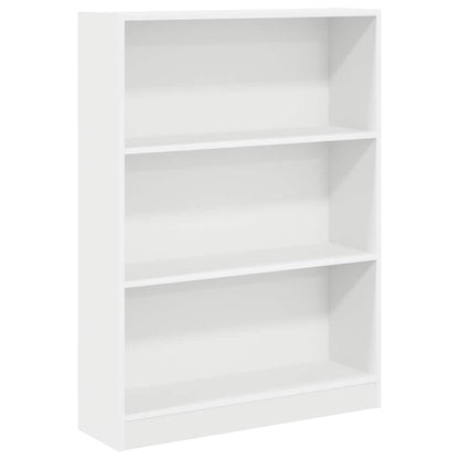 Bücherregal Weiß 80x24x109 cm Holzwerkstoff