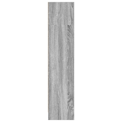 Bücherregal Grau Sonoma 80x24x109 cm Holzwerkstoff