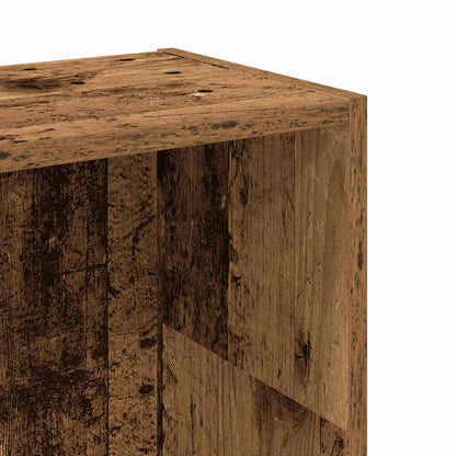 Bücherregal Altholz-Optik 80x24x109 cm Holzwerkstoff