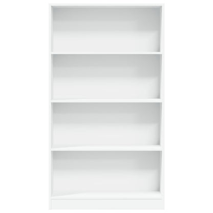 Bücherregal Weiß 80x24x143 cm Holzwerkstoff