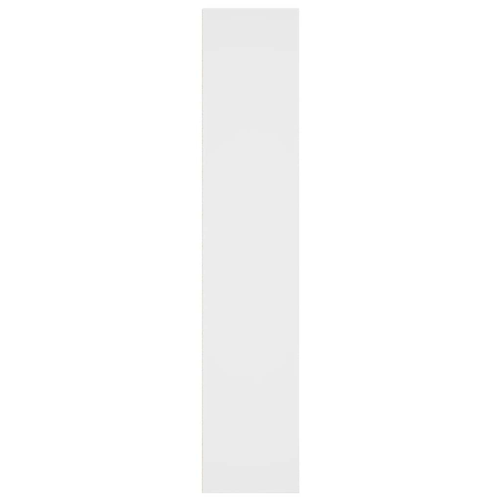 Bücherregal Weiß 40x30x152 cm Holzwerkstoff