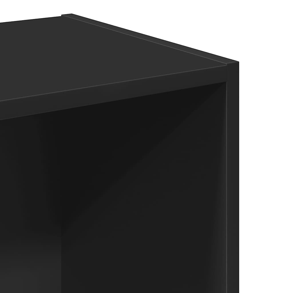 Bücherregal Schwarz 40x30x152 cm Holzwerkstoff