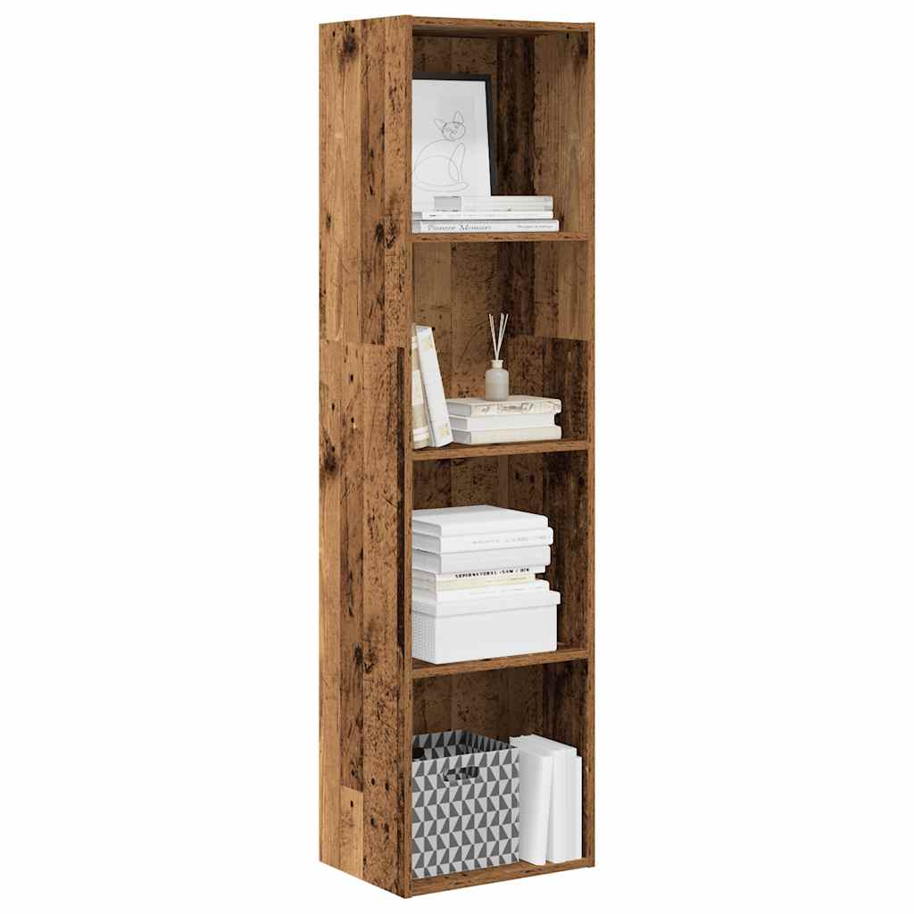 Bücherregal Altholz-Optik 40x30x152 cm Holzwerkstoff