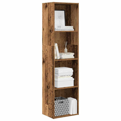 Bücherregal Altholz-Optik 40x30x152 cm Holzwerkstoff