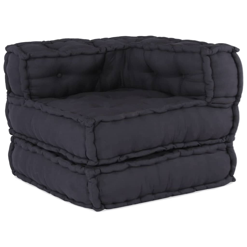 Kissen 2 pcs Anthrazit 70 x 70 x 54 cm Polyester