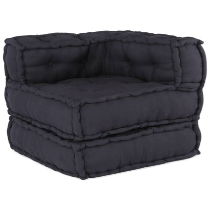 Kissen 2 pcs Anthrazit 70 x 70 x 54 cm Polyester