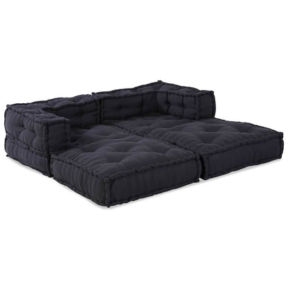 Kissen 2 pcs Anthrazit 70 x 70 x 54 cm Polyester