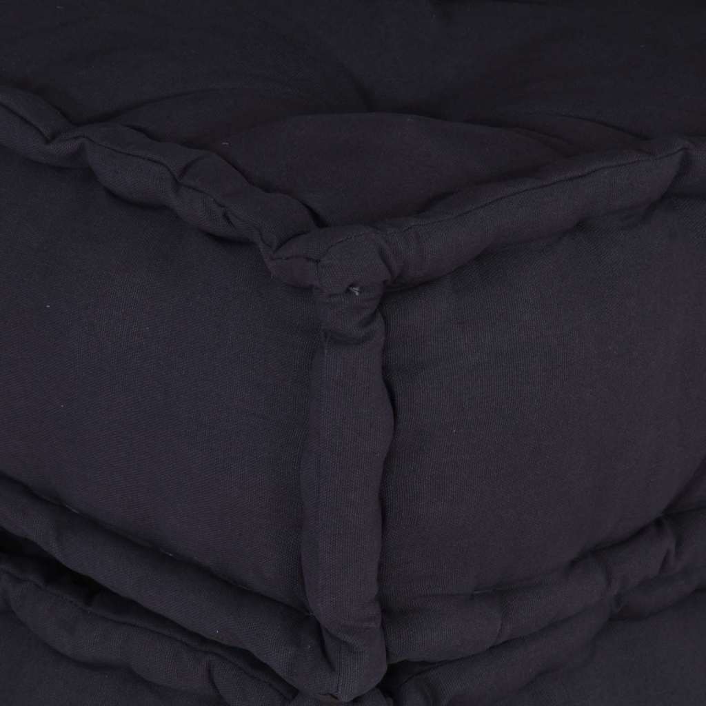 Kissen 3 pcs Anthrazit 70 x 70 x 54 cm Polyester
