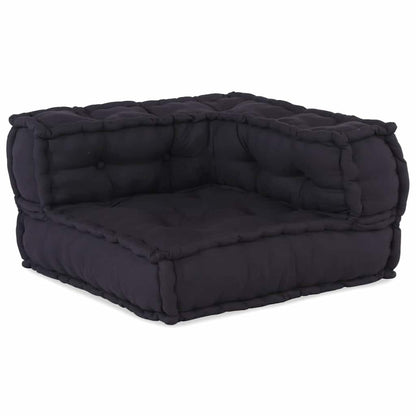 Kissen 3 pcs Anthrazit 70 x 70 x 54 cm Polyester