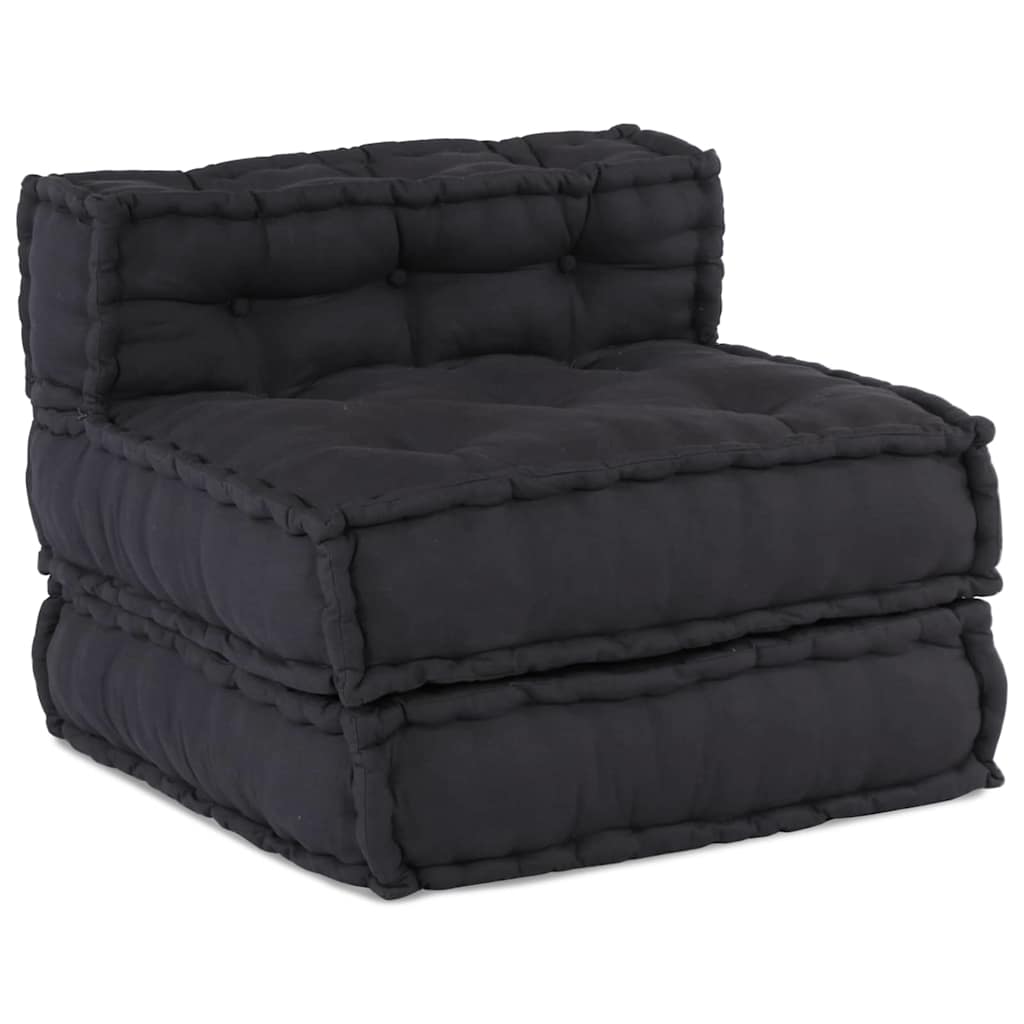 Kissen 3 pcs Anthrazit 70 x 70 x 54 cm Polyester