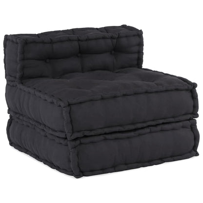 Kissen 4 pcs Anthrazit 70 x 70 x 54 cm Polyester