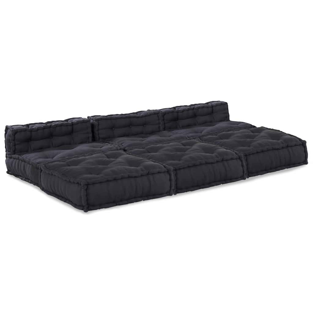 Kissen 4 pcs Anthrazit 70 x 70 x 54 cm Polyester
