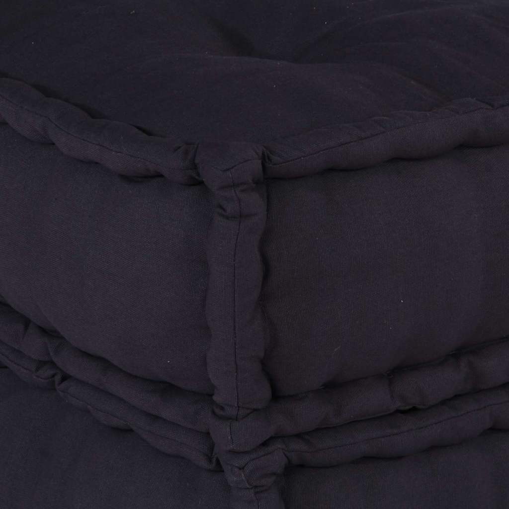 Kissen 2 pcs Anthrazit 70 x 70 x 36 cm Polyester