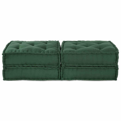 Kissen 2 pcs Grün 70 x 70 x 36 cm Polyester