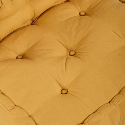 Modulares Sofa 4 pcs Gelb 70 x 70 x 56 cm Stoff