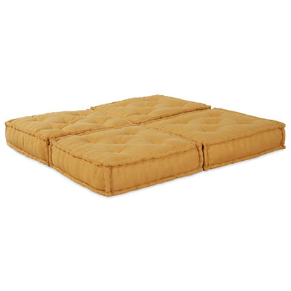 Modulares Sofa 2 pcs Gelb 70 x 70 x 36 cm Stoff