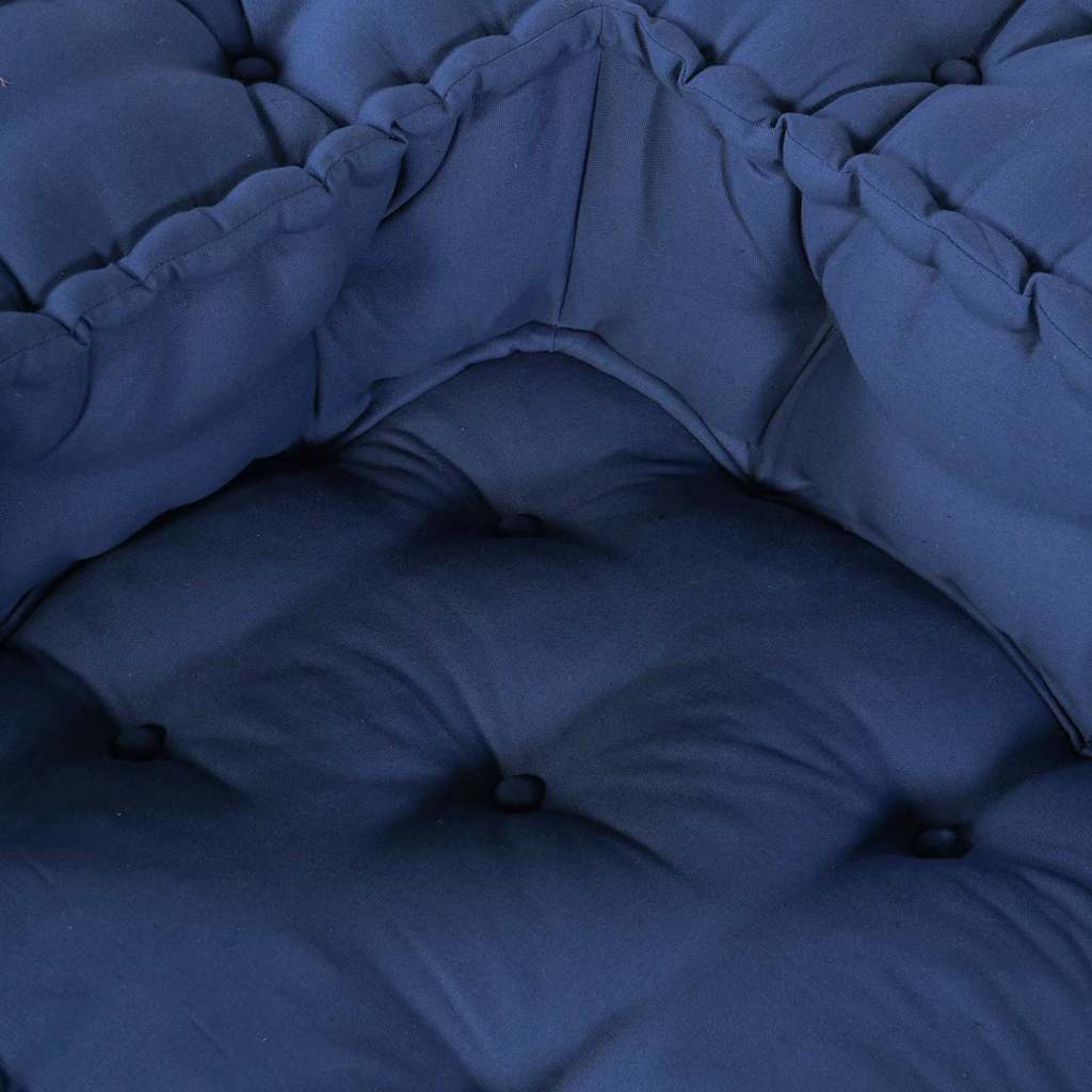 Kissen 2 pcs Blau 70 x 70 x 54 cm Polyester