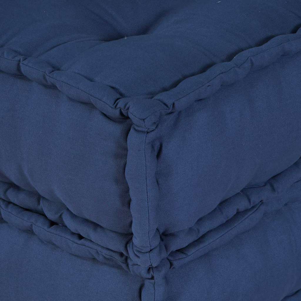 Kissen 2 pcs Blau 70 x 70 x 54 cm Polyester