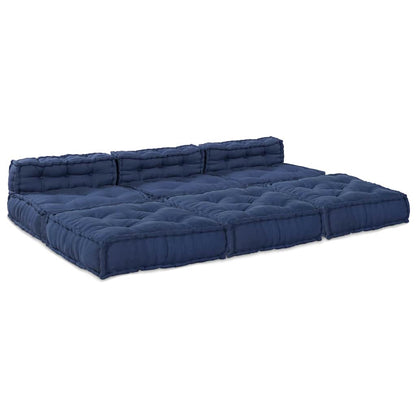 Kissen 4 pcs Blau 70 x 70 x 54 cm Polyester