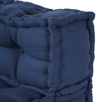 Kissen 4 pcs Blau 70 x 70 x 54 cm Polyester