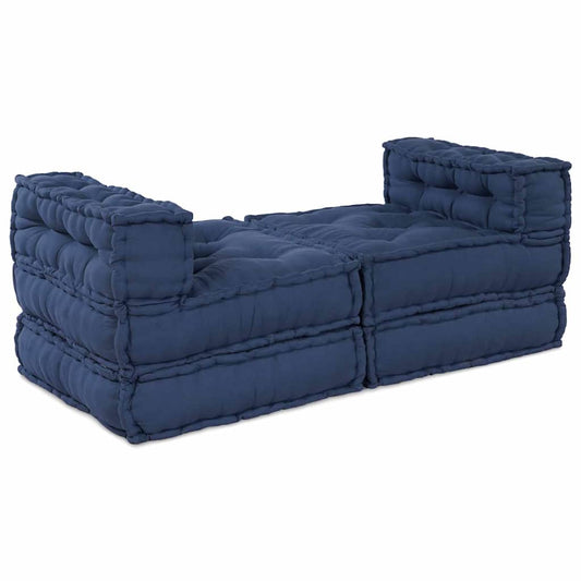 Kissen 4 pcs Blau 70 x 70 x 54 cm Polyester