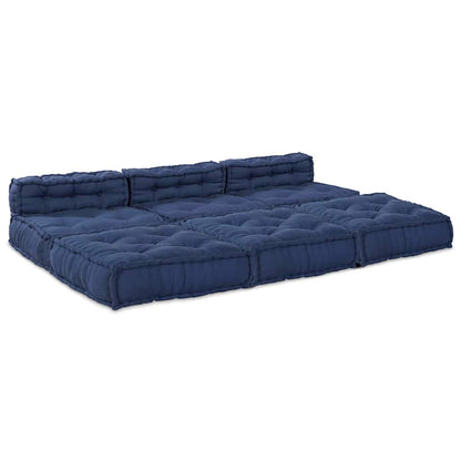 Kissen 4 pcs Blau 70 x 70 x 54 cm Polyester
