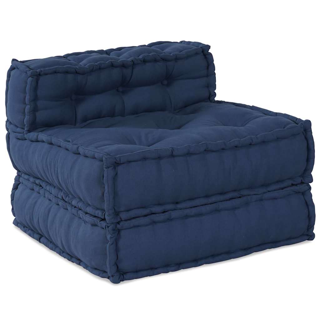 Kissen 4 pcs Blau 70 x 70 x 54 cm Polyester