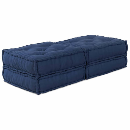 Kissen 2 pcs Blau 70 x 70 x 36 cm Polyester